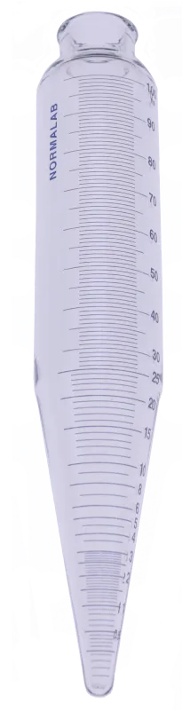Centrifuge ampoule for lubricating oil analysis