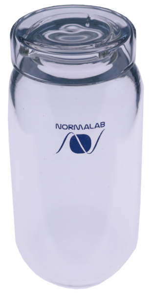 Glass test container